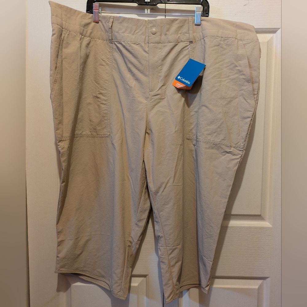 Columbia Omni-Shade Omni-Wick Women's 3X Capri Regular Fit New!